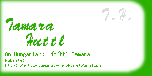 tamara huttl business card